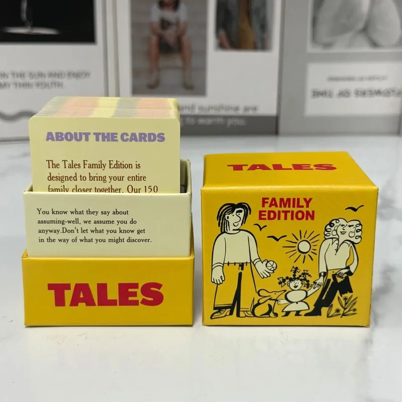 •Έκδοση New Dialogue Newcomer Couple Couple Dialogue Desktop Card Game Outdoor Family Game Card