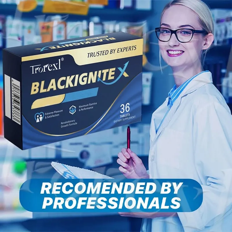 BlackIgnite X Tablets Oyster & Ginseng Supplement Enhancer Strength Extended Activity for Confident Performance