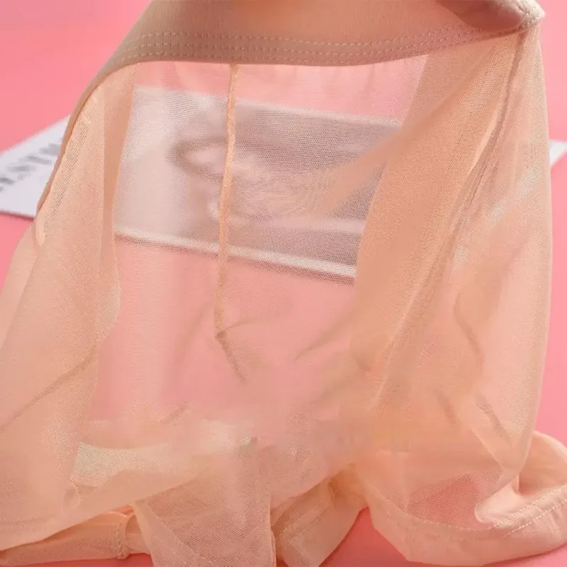 Transparante Boxers voor Mannen Doorzien Mannelijke Onderbroeken Sexy Mesh Lage Taille Ijs Zijde Dunne Koeling Heren Slipje Heren Ondergoed