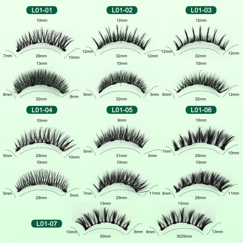 2 ζεύγη μαγνητικές ψεύτικες βλεφαρίδες Natural Wispy Μαγνητικές βλεφαρίδες Φορητή θήκη all-in-one επαναχρησιμοποιήσιμη χωρίς κόλλα Βλεφαρίδες ματιών Προσαρμοσμένες