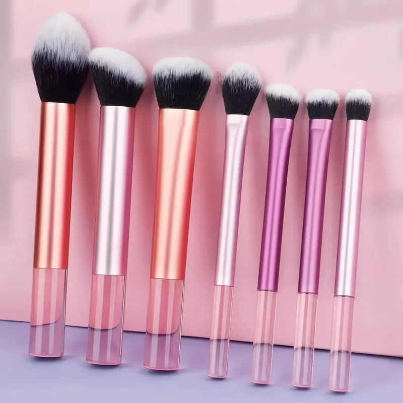 8pcs Makeup Brush Kit Soft Synthetic Hair Make Up Brushes Foundation Blush Eyeshadow Cosmetic Makeup Tools