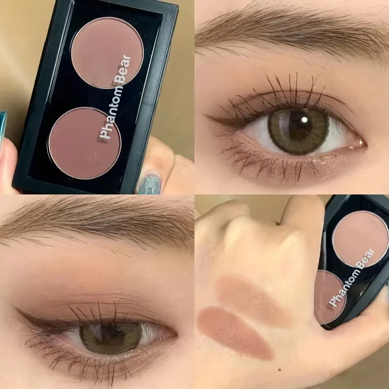 Phantom Bear Mini Dual Finish Eyeshadow Multi Shades untuk Riasan Mata Smoky Pesta Harian — image 9