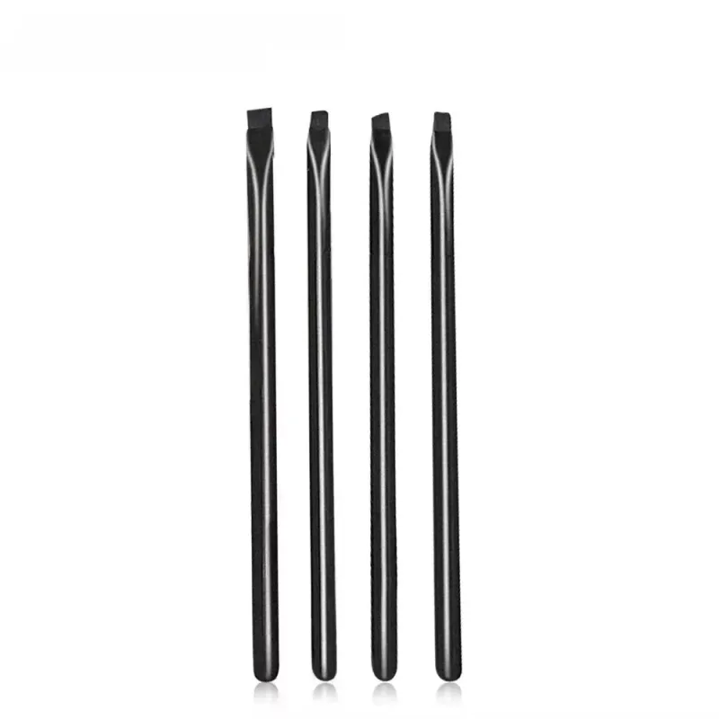 4st Sickle Blade Eyeliner Brush Ultra Tunn Flat Fin Eye Liner Makeup Borstar Flat Eyeliner Brush Ögonbryn Make Up Brush