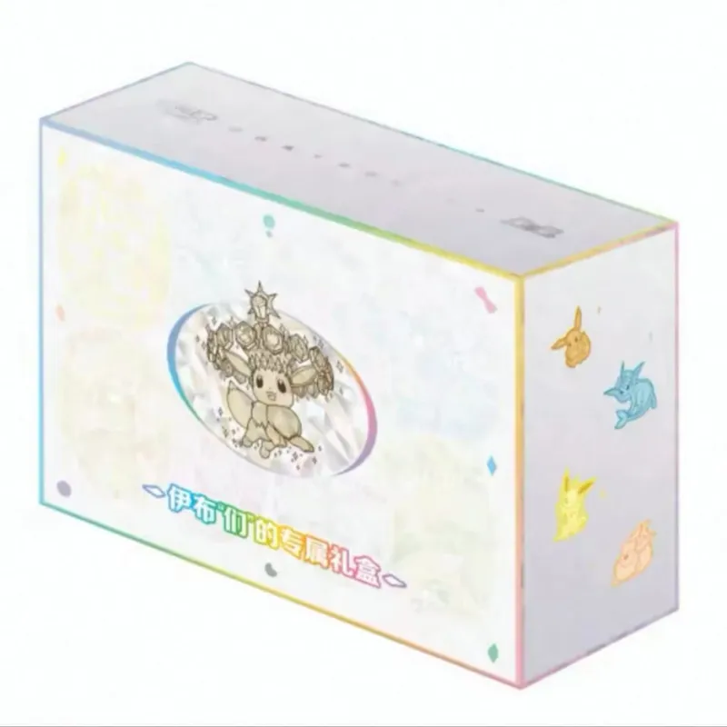 100%Original Pokemon 17.5 Eevee Booster Pack Gem Pack Vol1 2 3 4 5 Cards Pokemon PTCG Trading Gem Bag Cards Collected Toy Gift