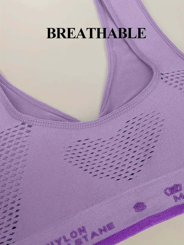 1sET Női fehérnemű szett Nagy méretű Bralette Seamless Melltartó Kényelmes Lélegző Sport Melltartó Stretch Fabric Boxer