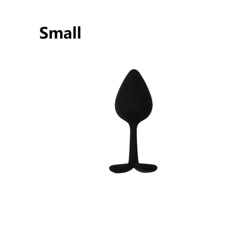 Silicone Anal Beads Butt Plug Set Mini Small Medium Large Anal Plug Four Leaf Clover Anal Trainer Sex Toy Men Women Gay