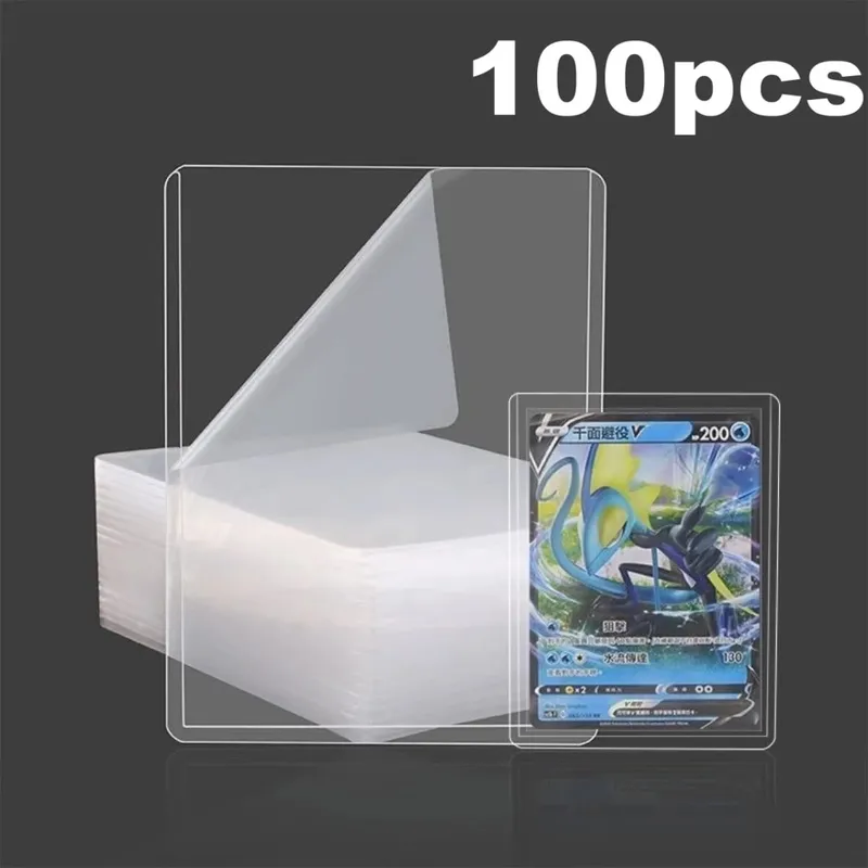 25-100 τμχ 3" x 4" Σκληρό μανίκι κάρτας Clear Anti Scratch Protector για παιχνίδια Pokemon Sports Card Trading Protect Toploaders