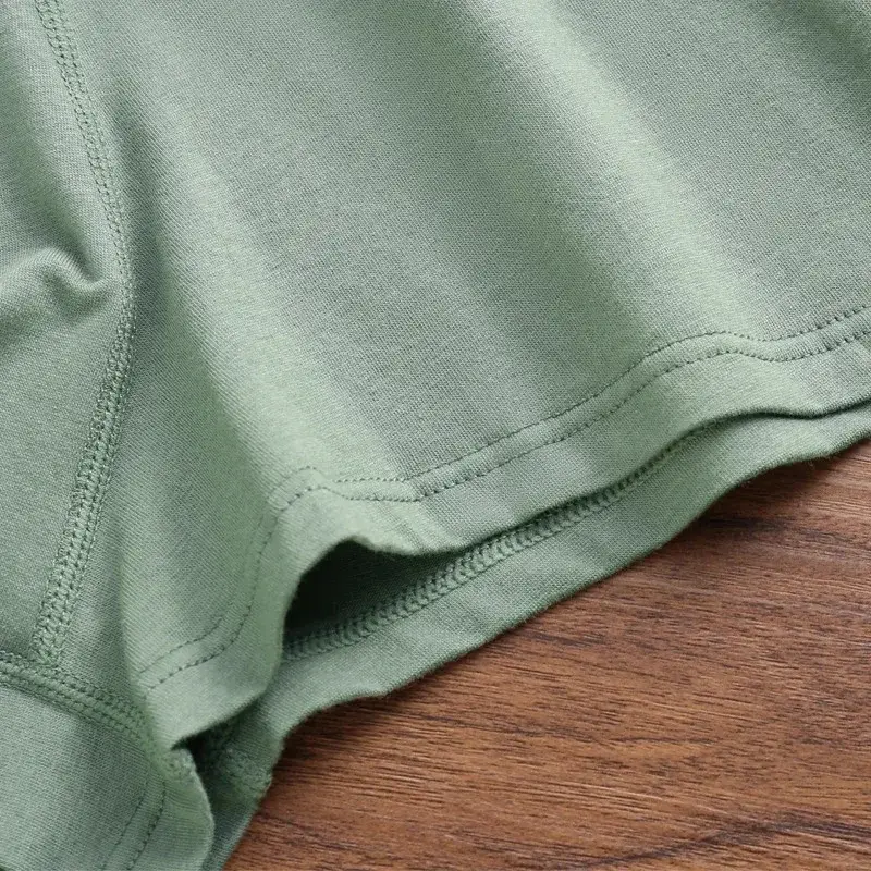 5Pcs/Lot Underwear Man High Quality Pure Cotton Antibacterial Flat-leg Pants Breathable Four-corner Waistband Men's Boxer Briefs