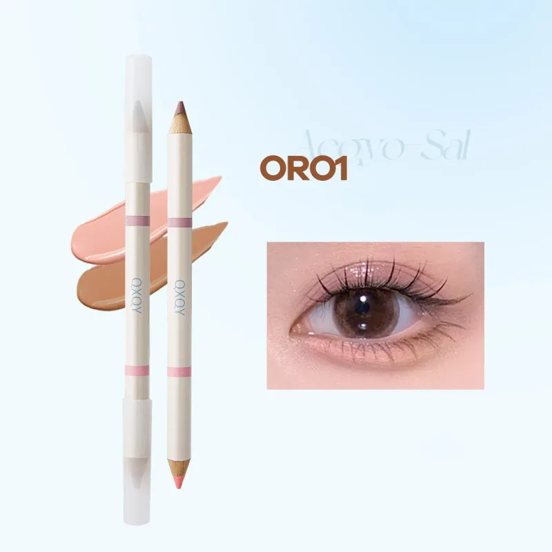 קצה כפול עיפרון Aeyosal Highlighter מט מתחת לעיניים שקית דמעות אניה חץ עט צללית סטיק קוריאני איפור נשים קוסמטיקה