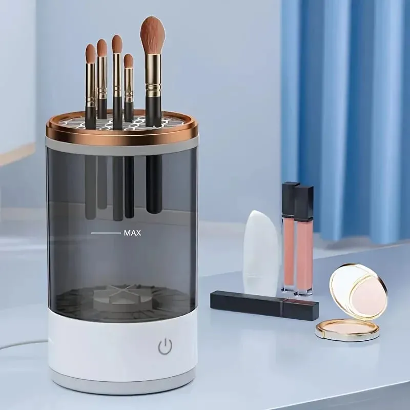 USB Powered Makeup Brush Cleaner At Dryer Walang Amoy na Libreng Plug And Play na Mahalagang Beauty Tool Para sa Mga Cosmetic Brushes
