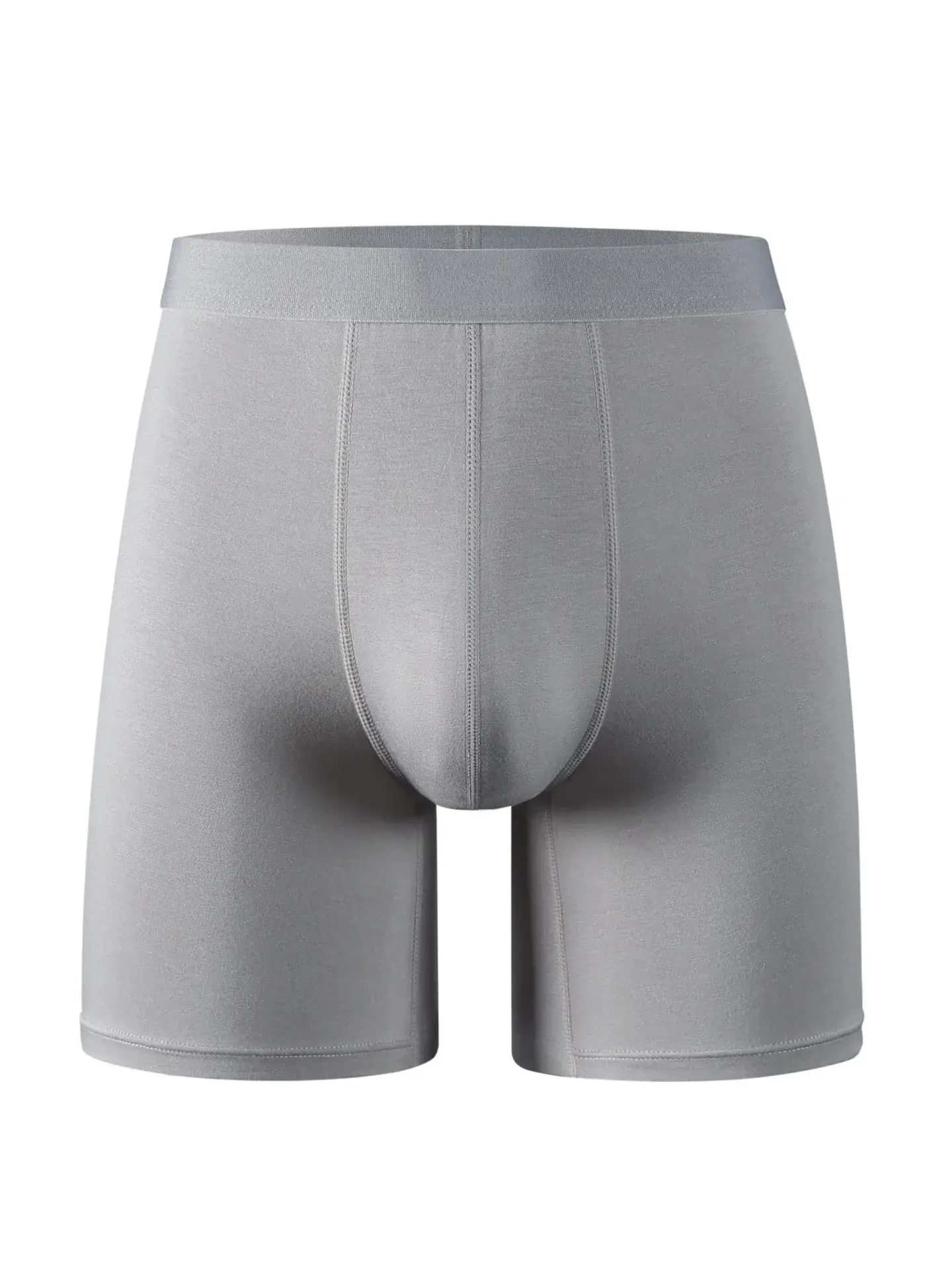 5pcs 95% Bamboo Fiber 5% Spandex Men's Length Long Leg Boxer Classic Design Comfortflex Waistband Underwear Man Sports 3256810241592595