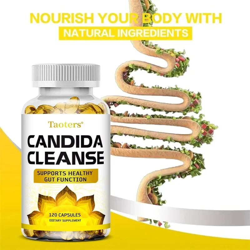 Candida Cleanse - Intestinal and Colon Support Suitable for Men and Women Cleansing and Detoxifying Balance Digestion