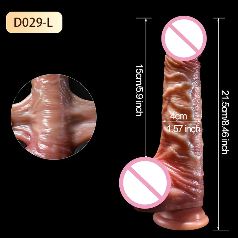 Huge Thick Realistic Dildo Big Penis Double Penetration Anal Plug Vagina Masturbator Fake Dick Adult Sex Toy for Women Sexuales