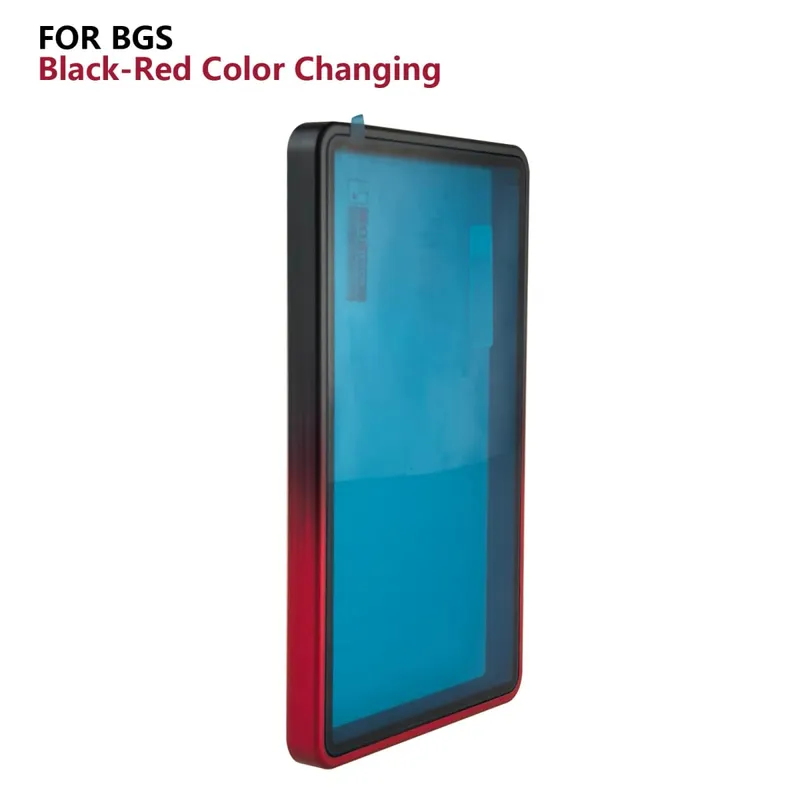 Casing Pelindung Kartu Bertingkat Aloi Aluminium Warna Gradien untuk Tempat Pajangan Bumper Kartu Perdagangan Tahan Gores UV & BGS PSA/BGS
