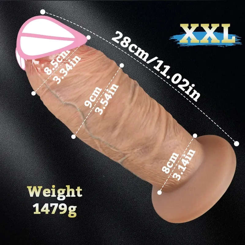 Μακρύ πέος Big Dick Super Realistic Thick Dildos Πρωκτικό Dildo Κολπικό Διαστολέα Παιχνίδι σεξ ενηλίκων Γυναικείο Αυνανισμός Buttplug