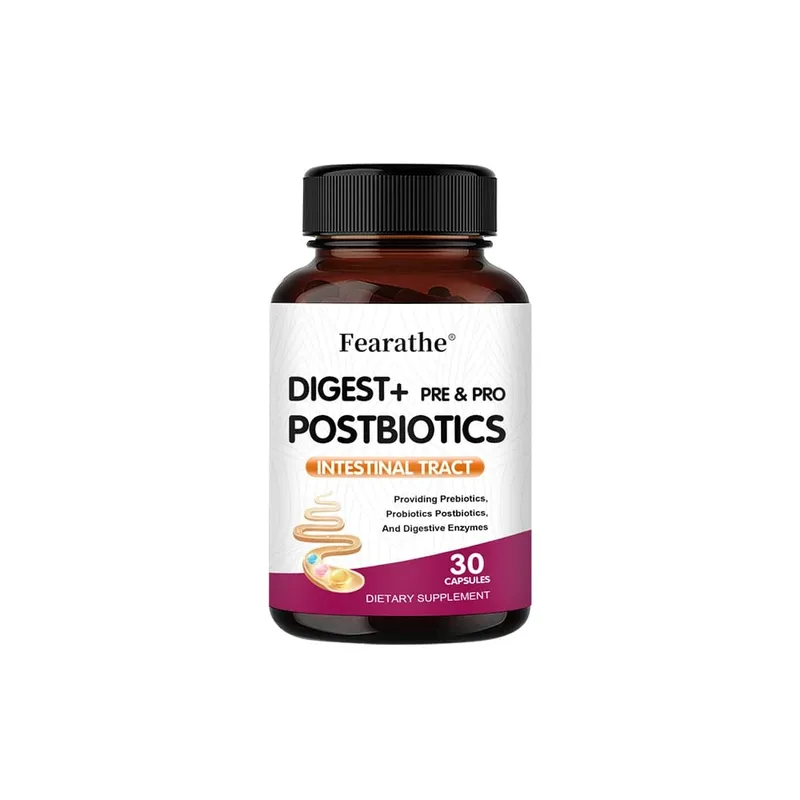 Digestive + Prebiotics + Probiotics Capsules Support Digestive Enzymes Gut Health Immune Relieve Bloating
