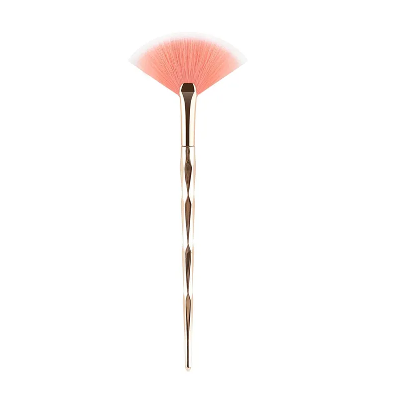 1pcs Bagong Praktikal na Facial Brushes Fan Makeup Brushes Soft Portable Mask Brushes Mga Kosmetikong Tool para sa Babaeng Babae Nail Charm Beaut