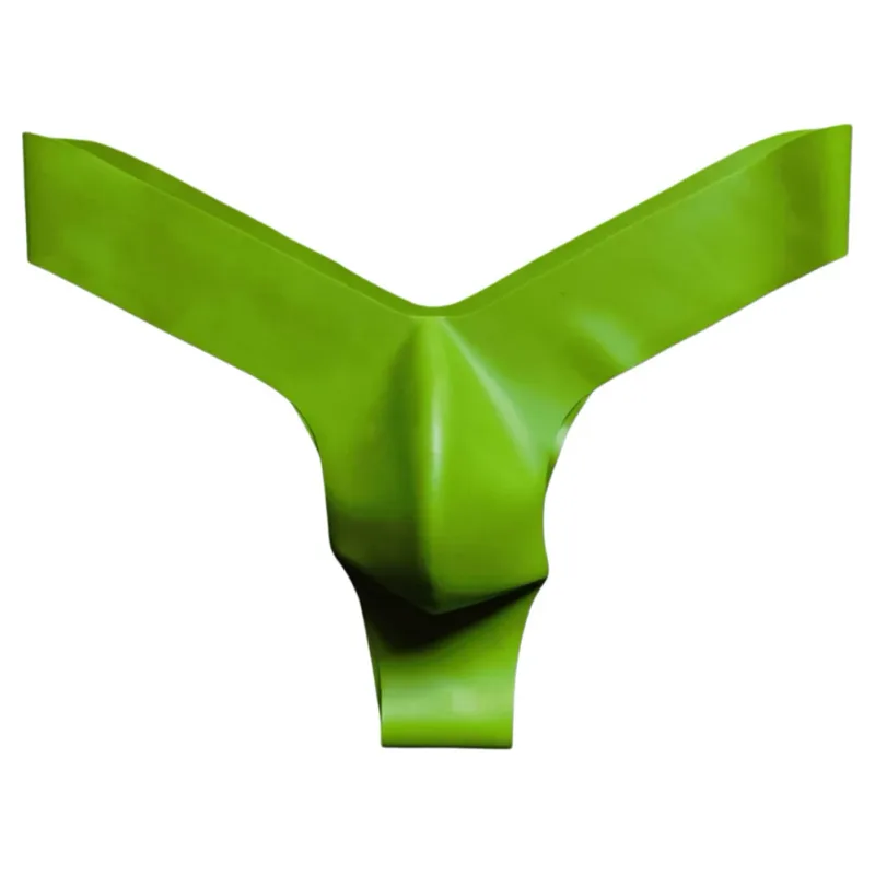 Transparent Latex Thongs For Men Briefs For Men Latex Underwear Brand New Condition G-Strings Underwear Low Waist Briefs
