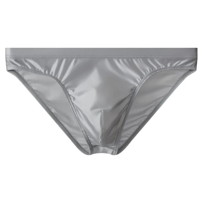 Briefs Mens Underwear Cueca Slim Nylon Panties For Man Brief Shorts Homme Ropa Solid Low Waist Underpants Male Plus Size M-XXL