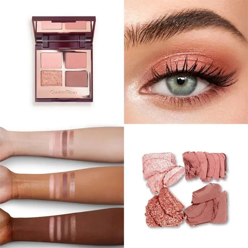 Charlotte Tilbury Cosmetics Flawless Liquid Highlighter Ενυδατώνει την επιδερμίδα Πολυτελής Παλέτα Σατέν-ματ Shimmer Μεταλλικά φινιρίσματα