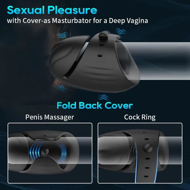 Bluetooth Penis Vibrator for Men Penis Delay Trainer Sex Machine Glans Massager Male Masturbator Sex Toys for Men Adult Goods