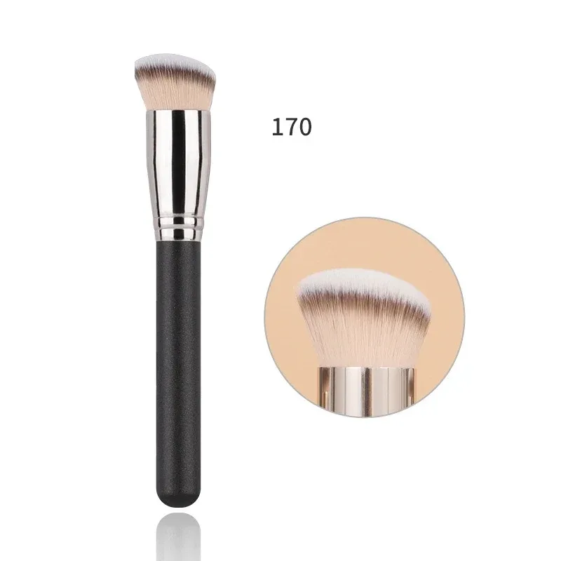 Kuas Concealer Foundation Kuas Perona Pipi Kontur Premium Kuas Rias Wajah Padat Di Bawah Mata Sempurna Kuas Lembut untuk Memadukan