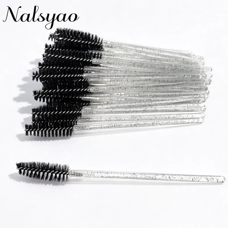 Grosir Kuas Bulu Mata Kuas Makeup 50 Buah Sisir Maskara Sekali Pakai Individu 6 Warna Tongkat Aplikator Alat Kuas Makeup Bulu Mata