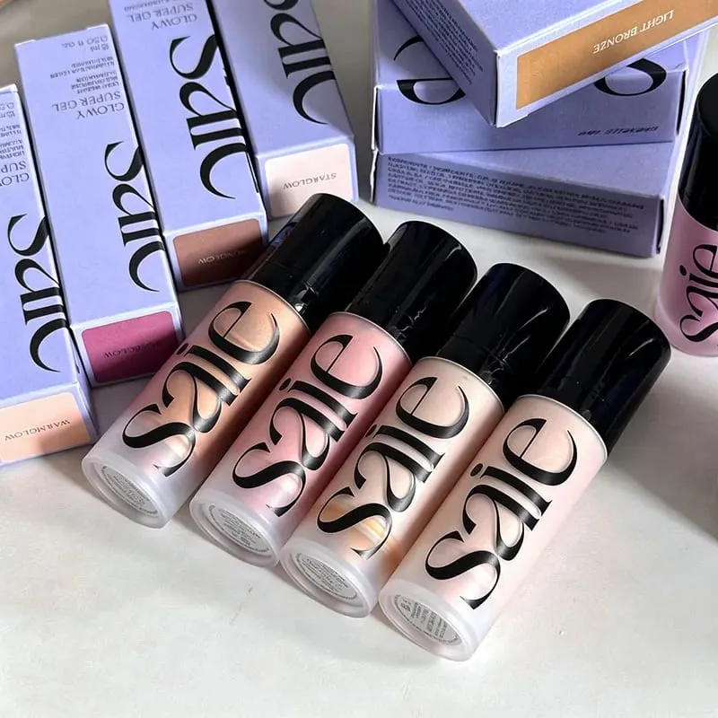 Saie Hydrating Dewy Liquid סומק ניתן לבנייה זוהר רב שימושי גוון לחיים ושפתיים מתאים לכל סוגי העור איפור פנים טבעי