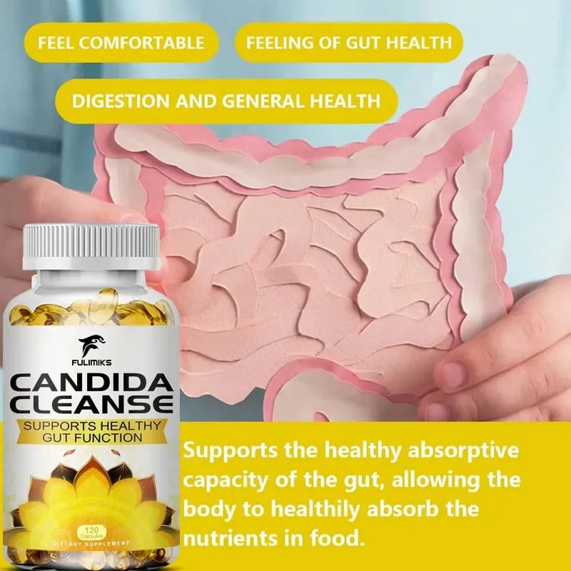 Fulimiks Candida Cleanse - Antioxidant Intestinal Cleansing at Detoxification Nagtataguyod ng Digestion at Metabolism - 120 Capsules — image 6