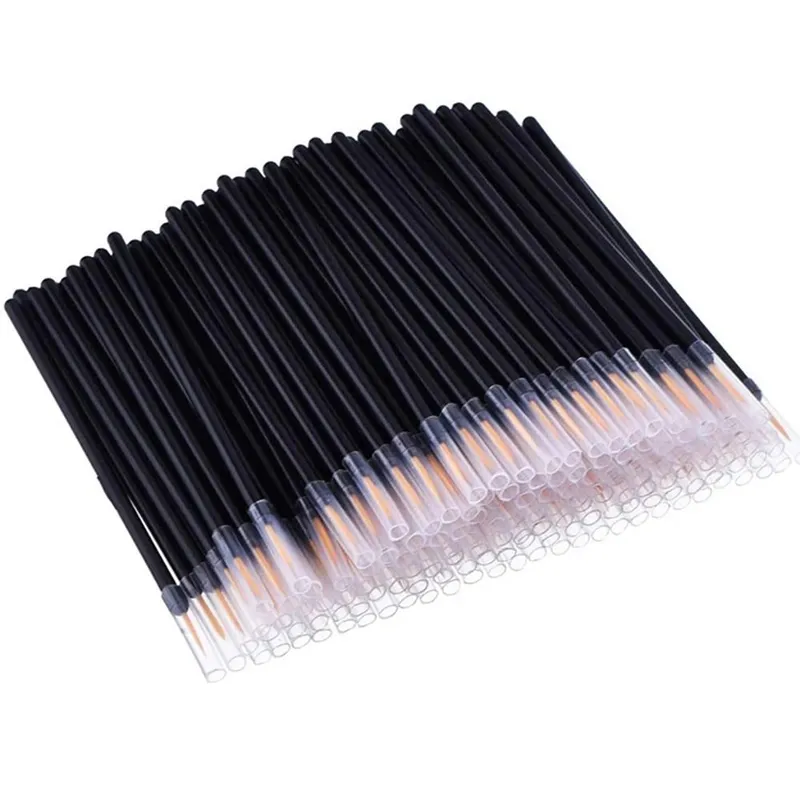 50/100pcs Eyeliner Brushes Eyelash Eyeshadow Applicator Para sa Nail Art Painting Pen Tool Eye Lash Wands Makeup Accessories