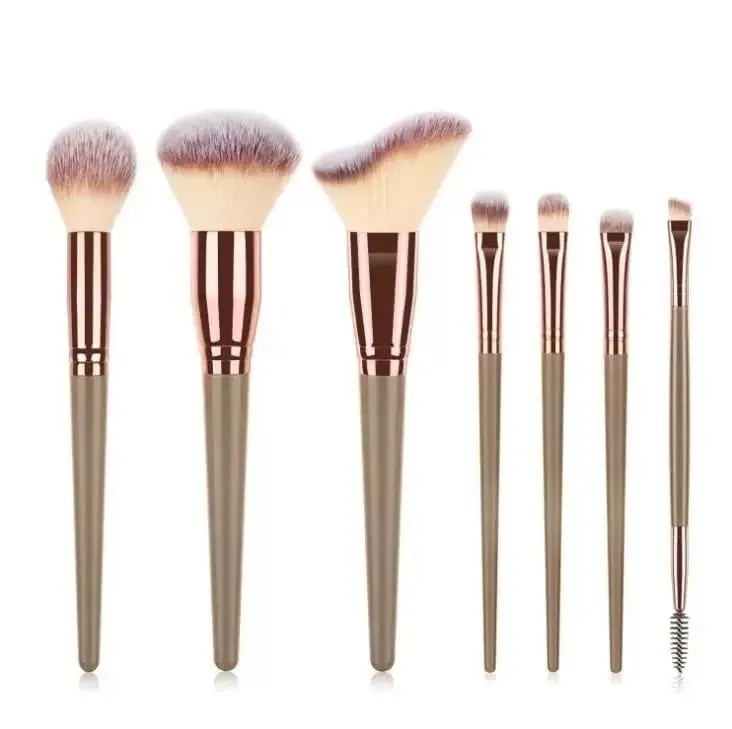 15 Buah Set Kuas Rias dengan Tas Bedak Eye Shadow Foundation Bibir Alat Kecantikan Profesional Kuas Rias