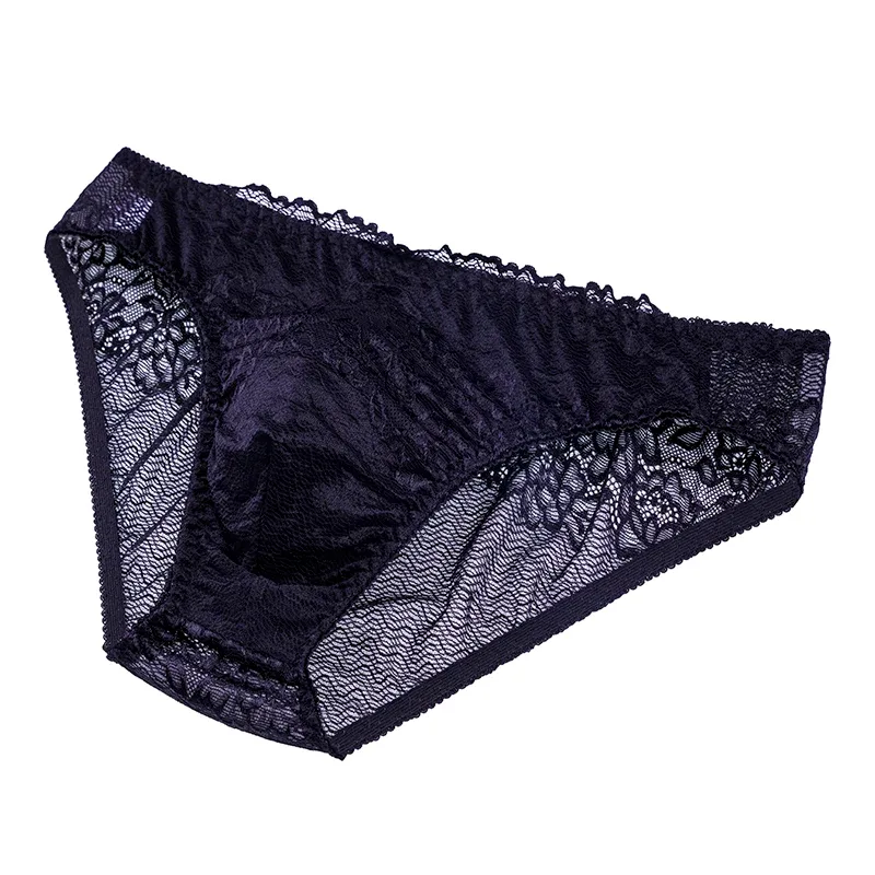 New Hot Men Sexy Briefs Sissy Pouch Panties Fashion Shorts Pants Lingerie Lace Men's Breathable Underwear Underwear Gays