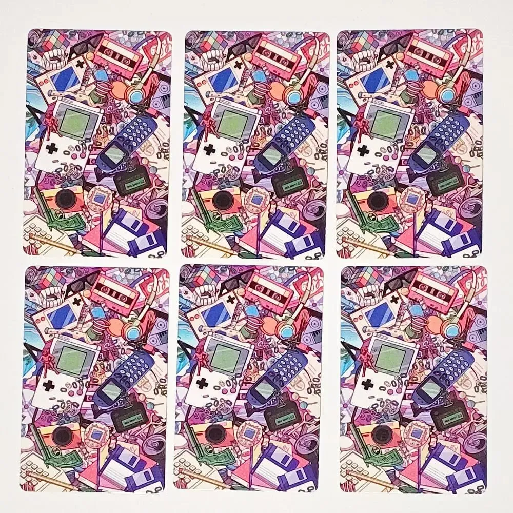 חזרה לשנות ה-80 חפיסת Lenormand 9*6 ס"מ מודפסת על 350GSM Cardstock בלט כפול 36 יחידות כרטיסי Lenormand + 2 כרטיסים מיוחדים
