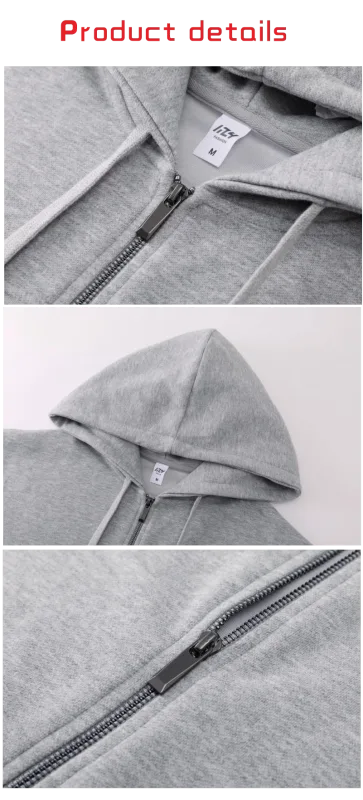 Fashion Hoodie, Hoodie, Custom Zipper Jacket, Cardigan, Printed Logo, Embroidered Logo, Men's and Women's Pure Cotton Clothes