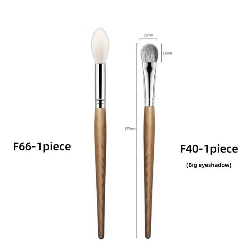 Tapered Highlighter Brush High Quality Natural Hair Face Setting Powder Blending Blusher Makeup Brushes — image 12