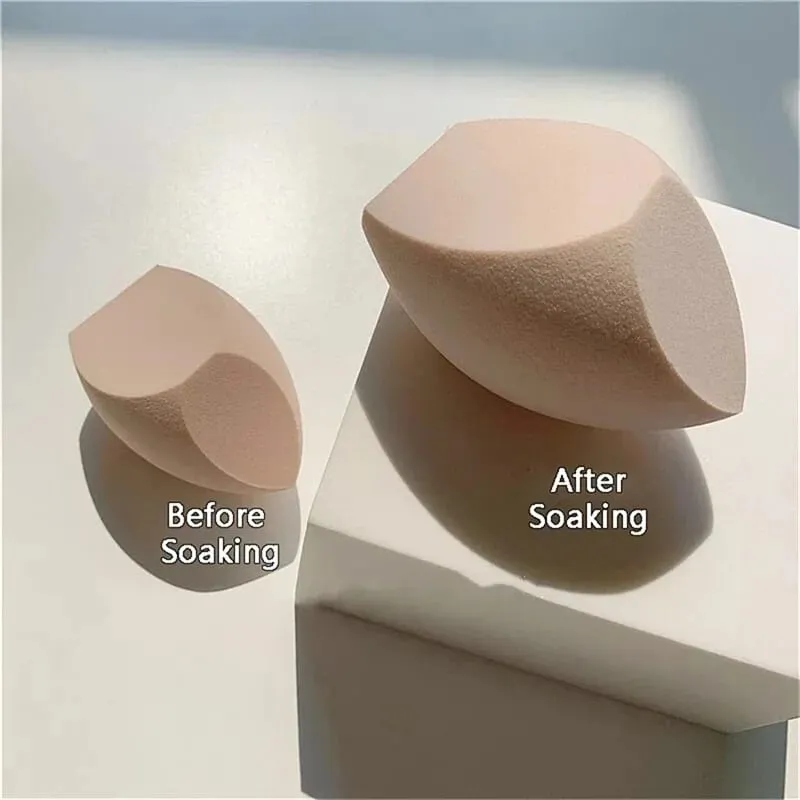 Spons Rias Ukuran Besar Basah dan Kering Penggunaan Ganda Spons Foundation Rias Lembut Krim Bedak Puff Halus Aksesori Alat Rias