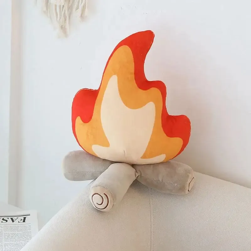 30cm/45cm Funny Simulation Bonfire βελούδινο παιχνίδι μαλακό γεμισμένο καρτούν κούκλα φωτιά Σαλόνι Μαξιλάρι δαπέδου Διακοσμητικό μαξιλάρι Δώρο