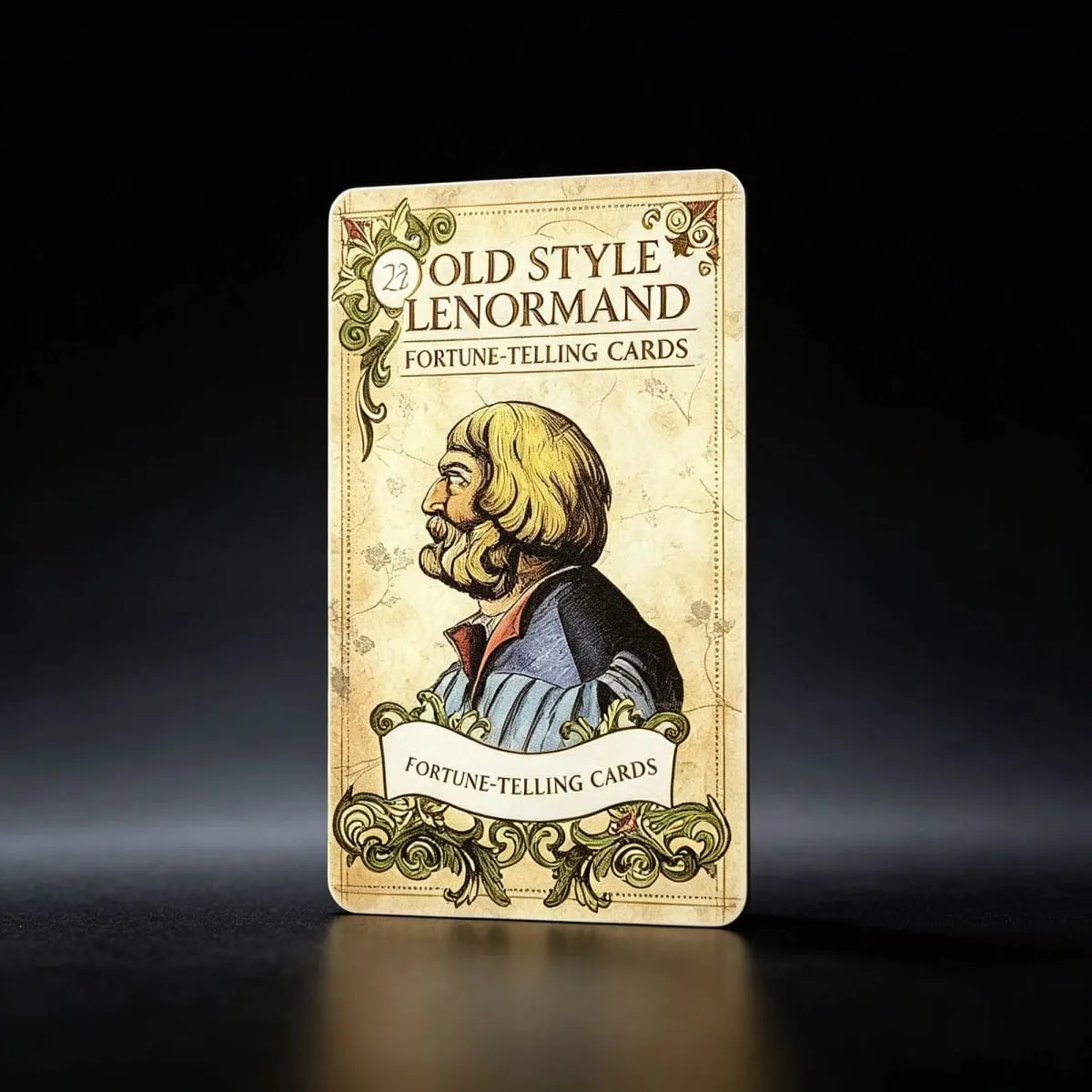 כרטיסי Lenormand בסגנון ישן - חפיסת אורקל וינטג' למשחקי עתידות ושולחן