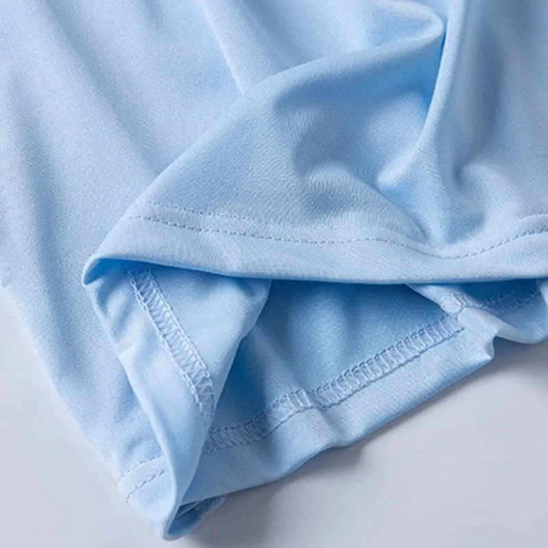 Női Summer Ice Silk Seamless Top Basic Ujjatlan O-nyakú Racerback Athletic Vékony ingek Sima egyszínű Yoga Quick Dropship