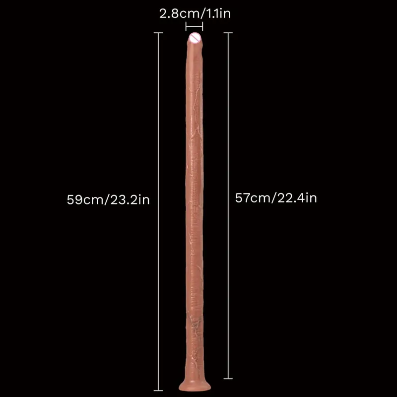 Εξαιρετικά μακρύ ρεαλιστικό Dildos G Spot Διέγερση βαθιάς αφής πέους κόλπος πρωκτικό Dildo Dick Παιχνίδια σεξ ενηλίκων για γυναίκες Ανδρικά βύσματα γλουτών