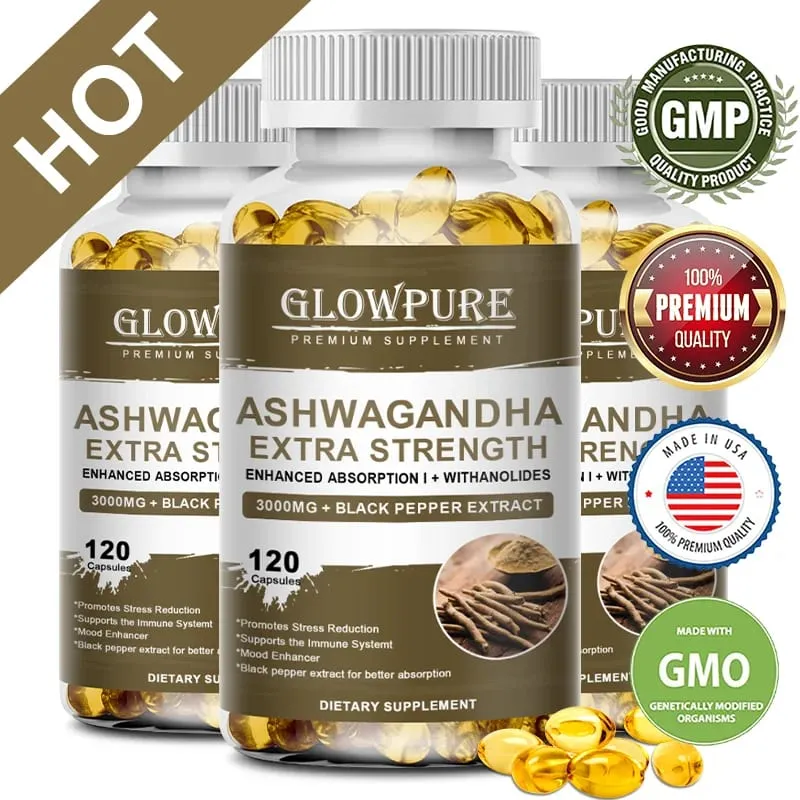 Ashwagandha Root Extract Capsules for St