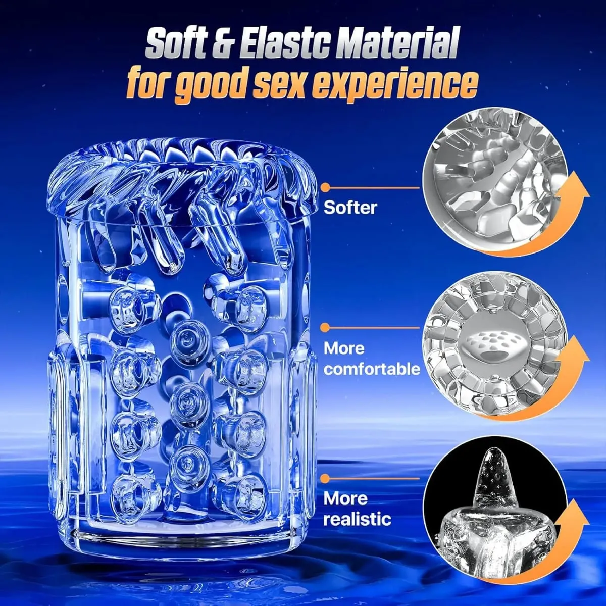 IPX7 LED Automatic Male Masturbator Cup 7 Rotating Licking Thusting Modes Pocket Pussy Stroker Blowjob Sex Toys For Men