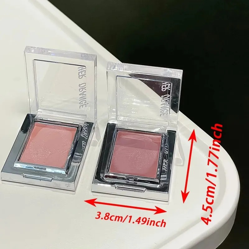 Herorange Misty Matte Cream Blush with Makeup Brush Set Low Saturation Matte Texture Brighten Skin Create γοητευτικές εμφανίσεις μακιγιάζ