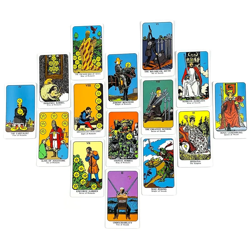 Bago The Philosopher's Tarot Deck 78 Cards English Version Fate Prediction Spiritual Divination Table Game para sa Tarot Beginners — image 5