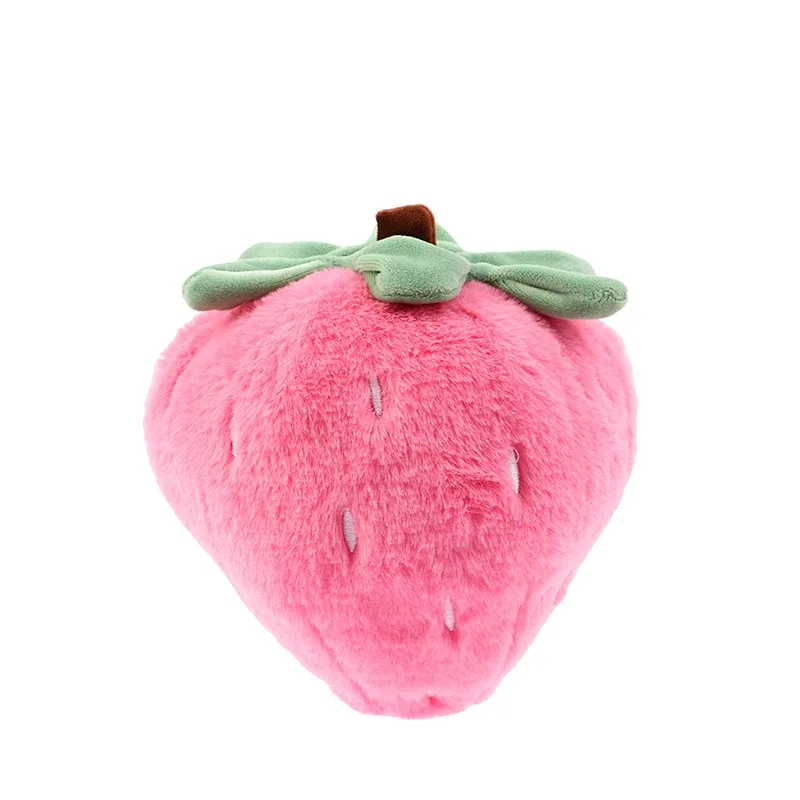 Mainan Bantal Stroberi Super Lembut Kreatif Ringan Boneka Bantal Stroberi Lucu Ornamen Boneka Dekoratif Rumah untuk Hadiah Anak Perempuan