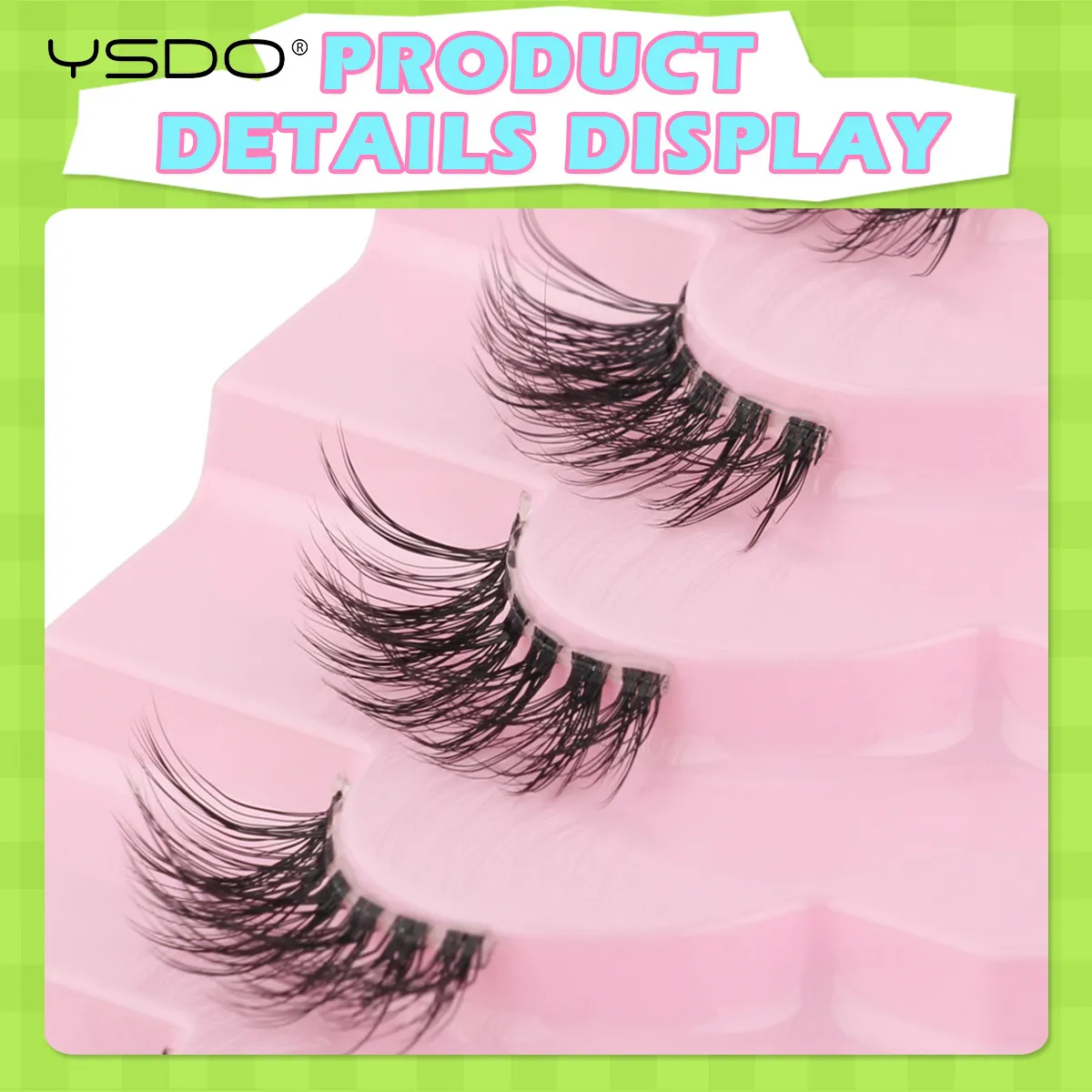 Half EyeLashes Φυσικές χνουδωτές ψεύτικες βλεφαρίδες Cat Eye Lash 3D Faux Mink Lashes Εργαλείο μακιγιάζ για επέκταση βλεφαρίδων με φτερωτές