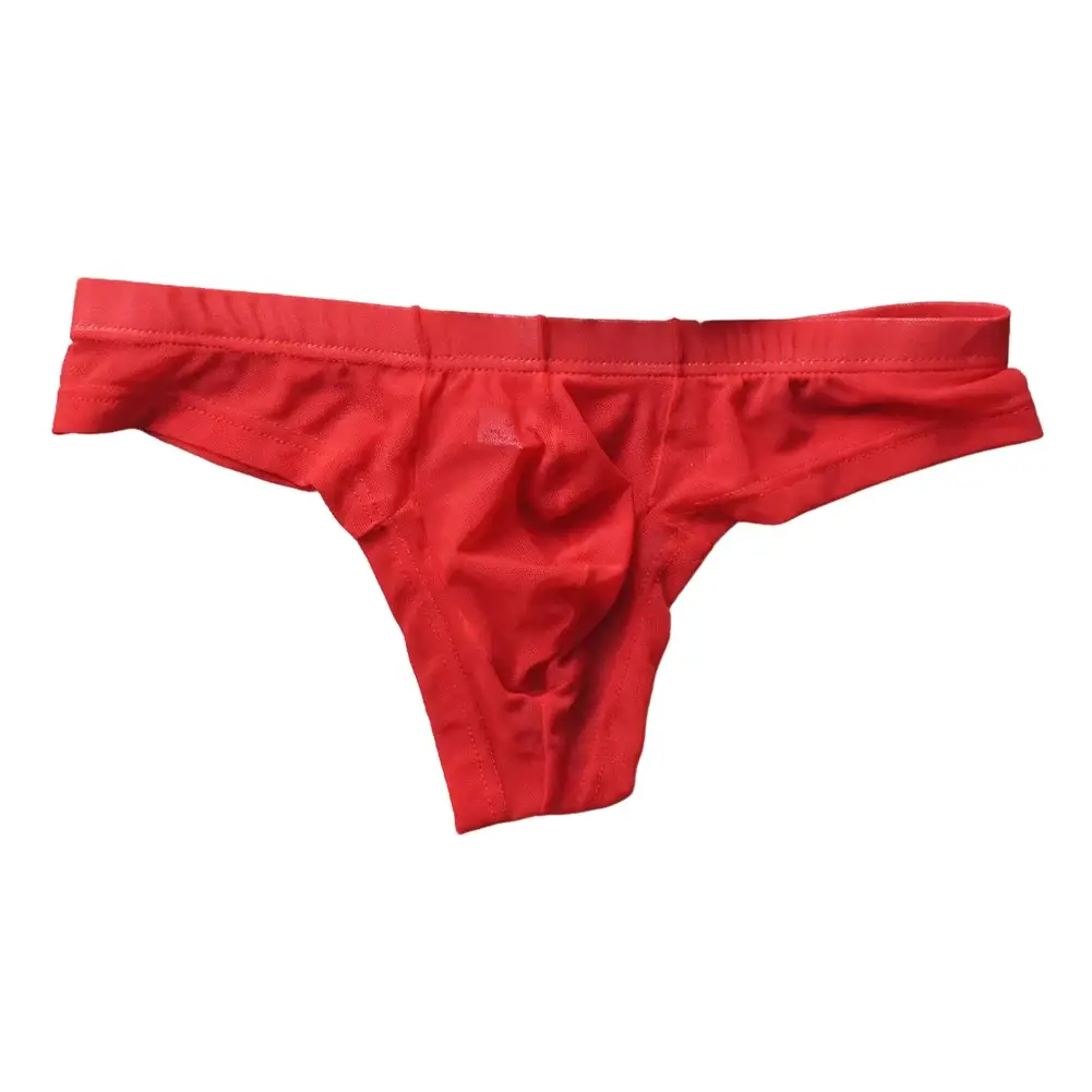 Men G Strings Transparent Mesh Low Waist Sissy Pouch Sexy Lingerie Ultra Hot Underwear For Man Japanese Thongs Men's Underpants