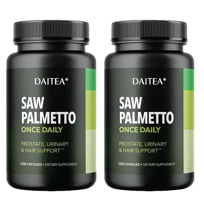 Daitea Saw Palm Capsule Prostate Health Supplement Support Urinary Tract Health Support Bladder Health Promote Hair Growth