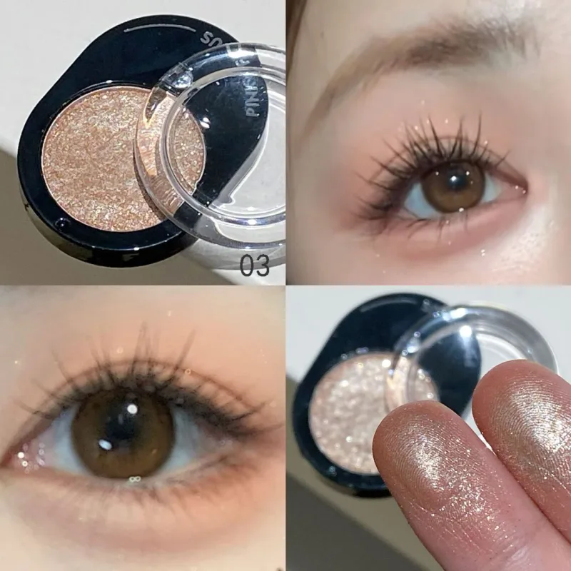 Καλλυντικά 12 χρωμάτων Diamond Shining Eyeshadow Cosmetics Μεγάλης διάρκειας Μεταξένια Εύκολη Χρωματισμός Παλέτα μακιγιάζ με σκιές ματιών φωτεινή μαργαριτάρι