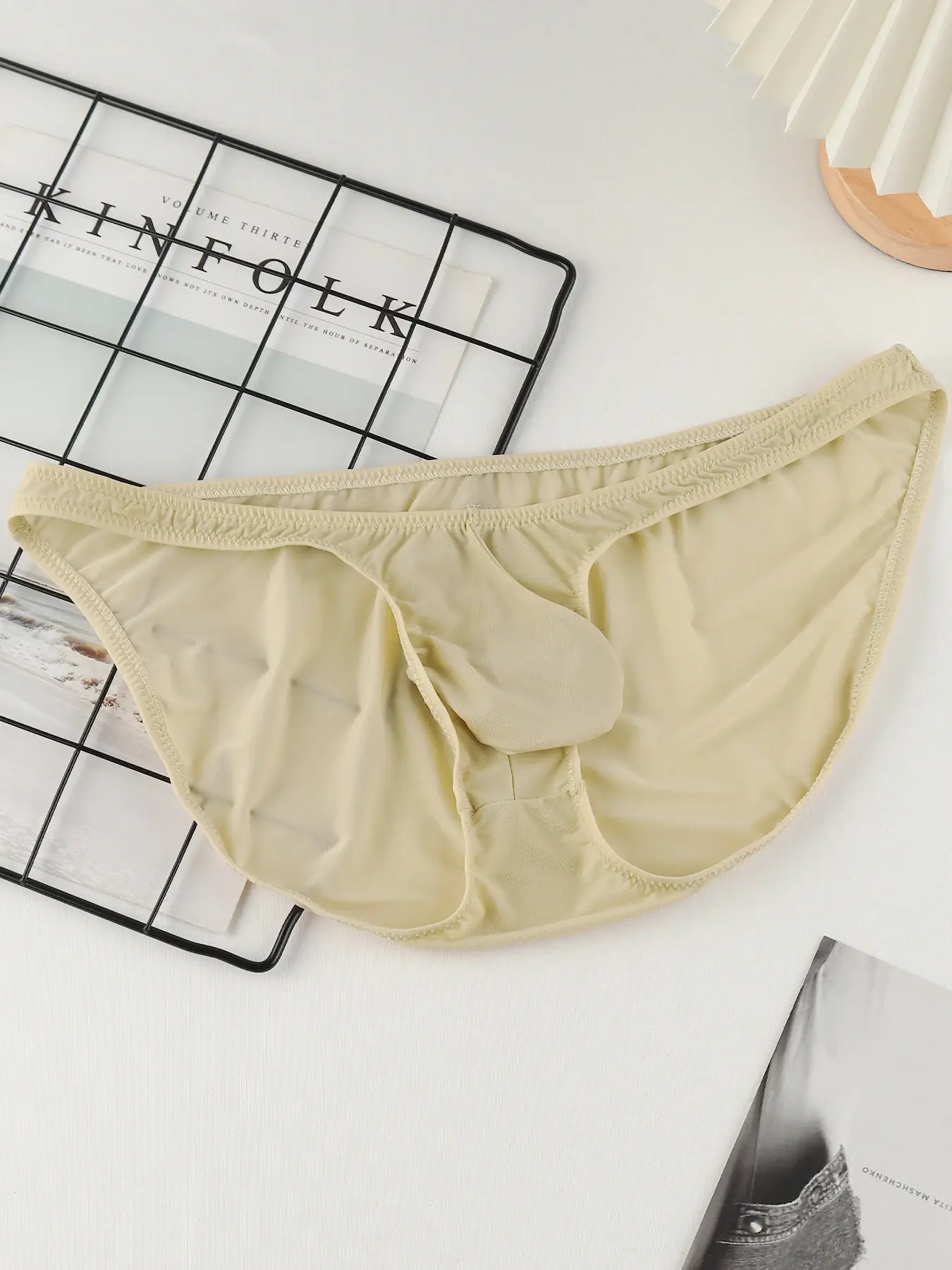 New Men's Underwear U convex Bag Hip Sexy Solid Color Bikini Men's Briefs Comfortable Breathable Quality Male Panties G6008SJ